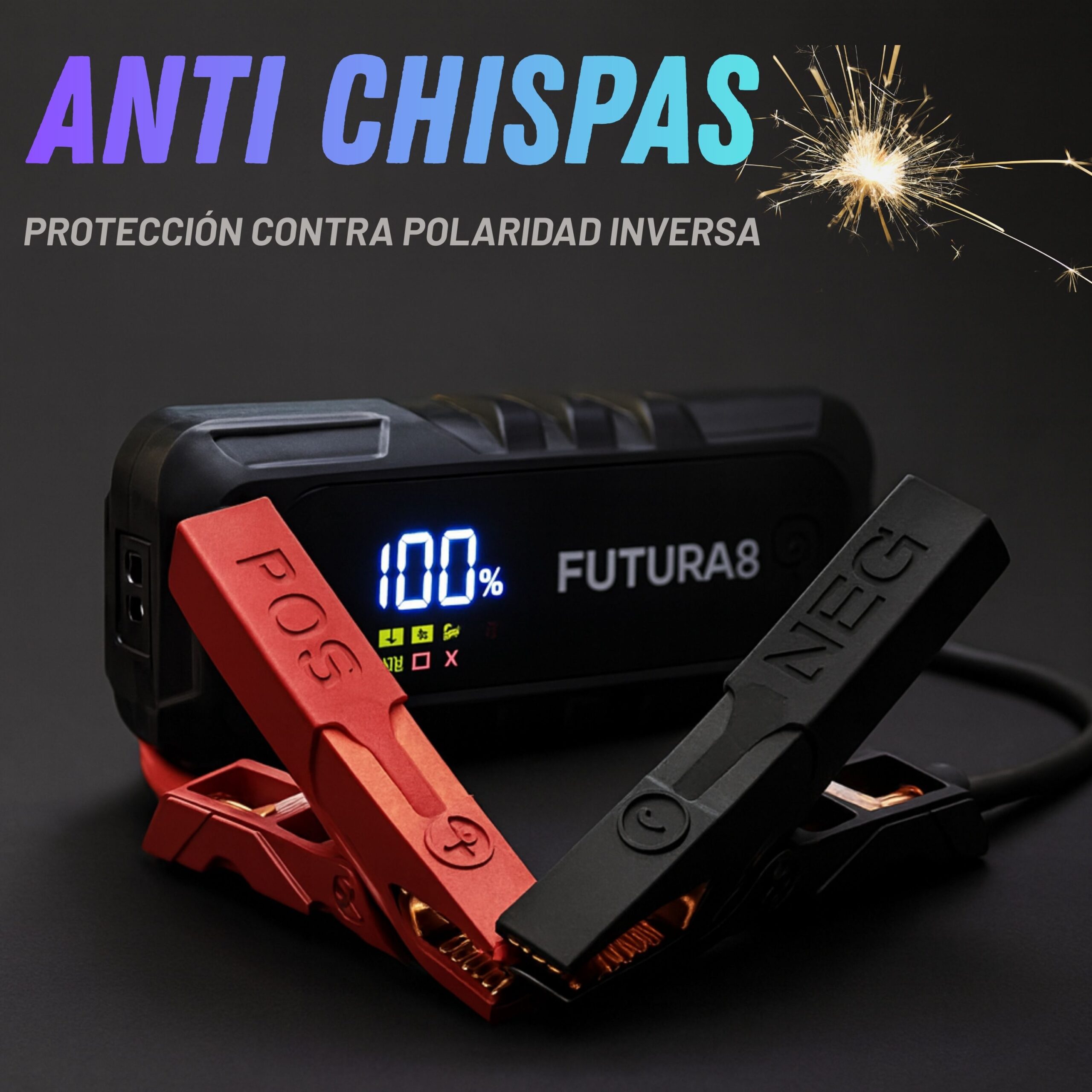 Antichispas arrancador de baterias